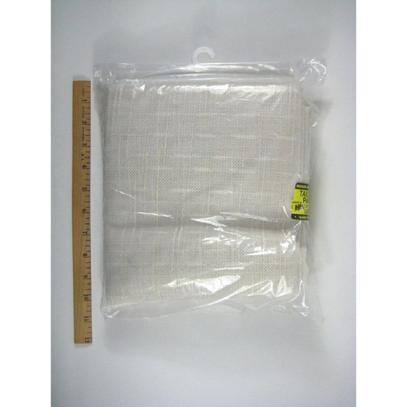 NEW Beacon Looms 1 Panel Curtain Window 58 x 84 Inches Sheers Off White Pattern - Picture 5 of 5